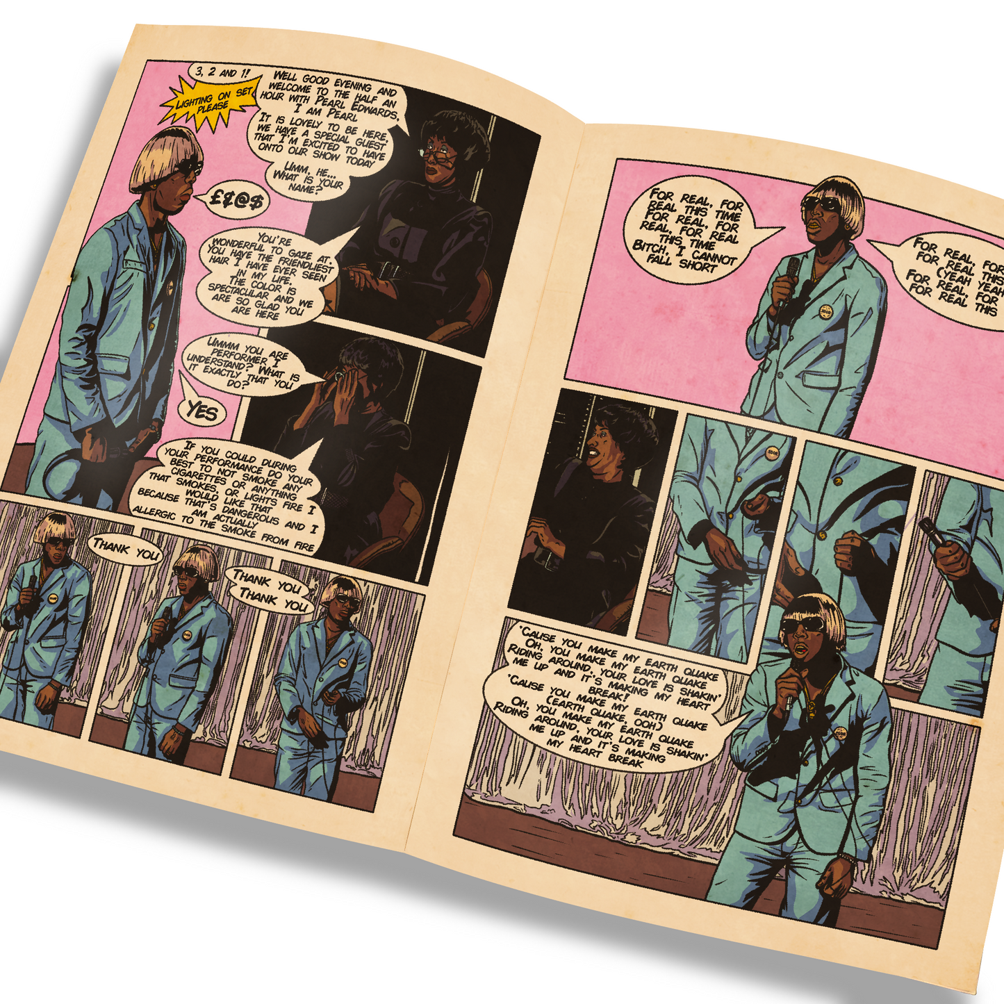 EARFQUAKE - Parody Comic