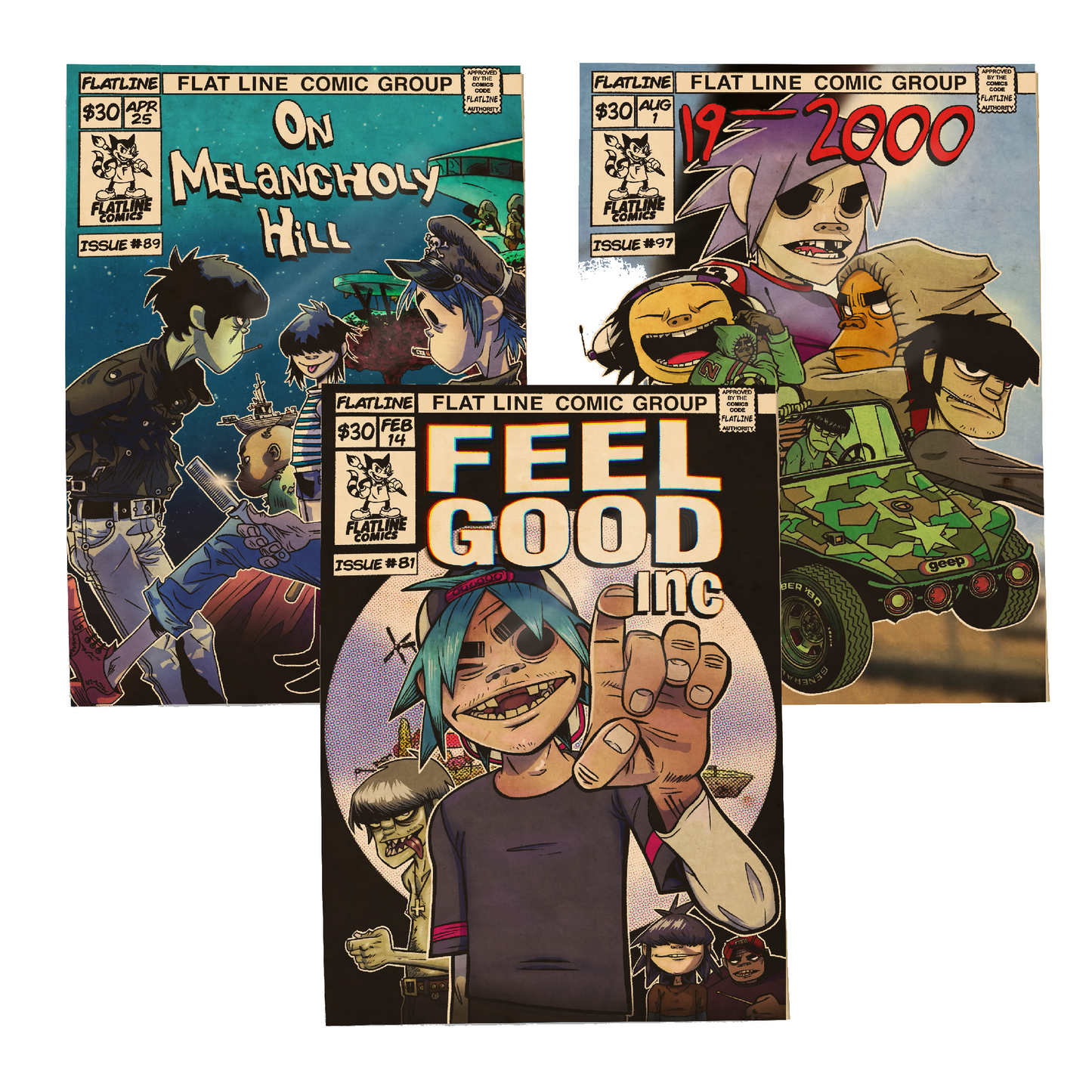 Plastic Beach Complete Trio Bundle